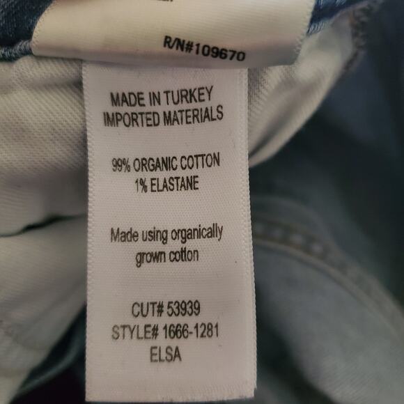 Citizens of Humanity Elsa Mid Rise Slim Fit Stretch Crop Jeans Sz 30 X 26" - Picture 7 of 11